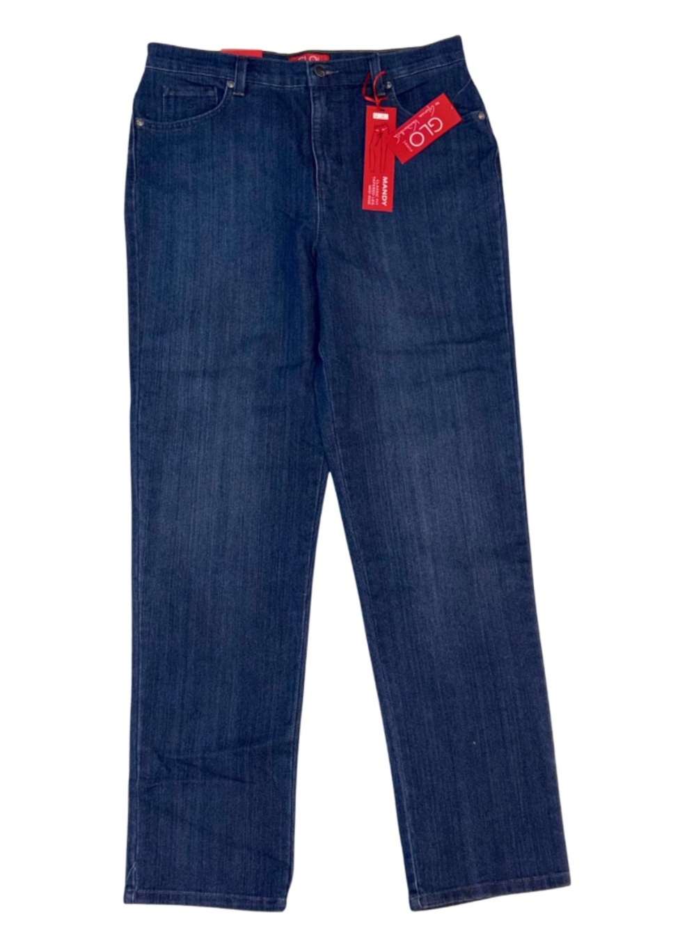 Vintage Y2K GLO Gloria Vanderbilt Mandy Jeans Womens 12 NOS Dark Wash